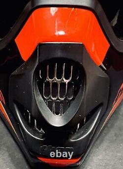 Vintage Thor Full Face ATV Motocross Offroad Helmet Size Large Black Red