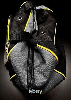 Vintage Thor Racing Motocross Supercross Dirtbike Helmet Bag Black Silver Yellow
