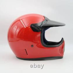 Vintage helmet bell moto 4 red 58cm moto3 Motocross 80s griffin maxson usa rac