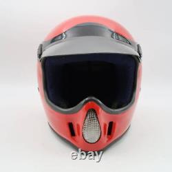 Vintage helmet bell moto 4 red 58cm moto3 Motocross 80s griffin maxson usa rac