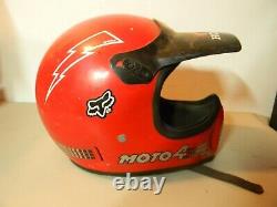 Vintage moto 4 Honda bell motocross dirt bike BMX helmet troy lee designs