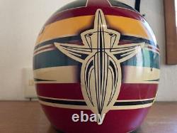 Vintage motocross helmet SHOEI Troy Lee VF-X2 80s 90s M Size