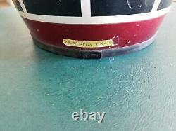 Vintage original motocross yamaha helmet. 1x-10 metallic red