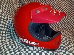 Vintage shoei ex-5 Helmet 1980 S scca vgc bell Simpson arai shoei