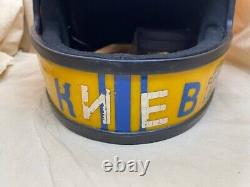 Vintage soviet professional racing helmet with INTERCOM 1980s USSR EXTRA RARE