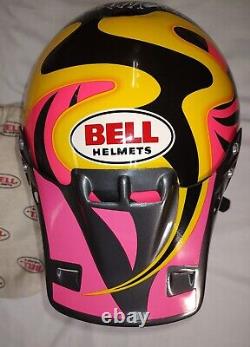 Vtg 1995 BELL MOTO 6 Jeremy McGrath Showtime Replica Motocross Helmet Withbag