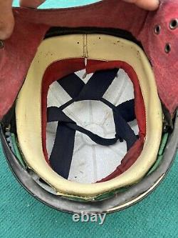 Vtg 50's 60's Shorty Motorcycle Half Helmet (Similar To Buco Mchal Arai Shoei) M
