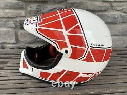 Vtg Bieffe Full Face Helmet Dirt Bike Motorcross 80s 90s Italy Size XL 61 cm