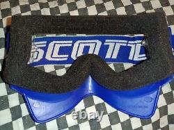 Vtg Scott 89 nos green goggles/mask guard, mx, ama, motocross, helmet, visor