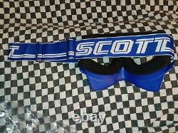 Vtg Scott 89 nos green goggles/mask guard, mx, ama, motocross, helmet, visor