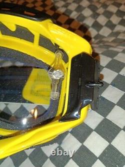 Vtg Scott Goggles Yellow / Black guard, mx, ama, motocross, helmet, visor
