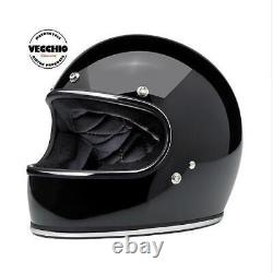 Yamaha Full Face Vintage Jet Motorcycle Helmet Racing Motocross Motorbike Size L